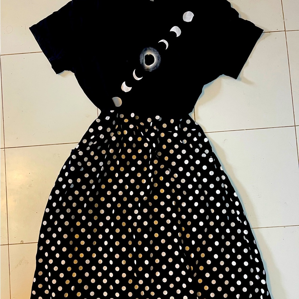 A dress that’s out of this world! Svaha lunar eclipse dress.